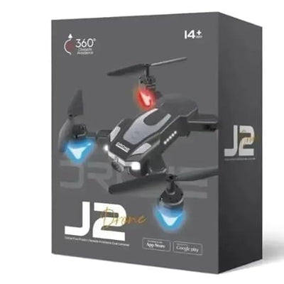 Compatable for FROWWY J2 Drone with 4K HD Camera, 360° Rotation, 110° Wide-Angle Lens, 45° Adjustable Camera, LED Lights, Carrying Case