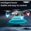 Compatable for FROWWY J2 Drone with 4K HD Camera, 360° Rotation, 110° Wide-Angle Lens, 45° Adjustable Camera, LED Lights, Carrying Case