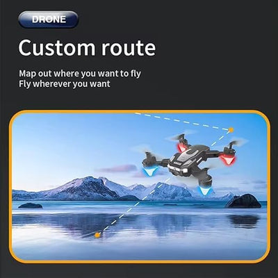 Compatable for FROWWY J2 Drone with 4K HD Camera, 360° Rotation, 110° Wide-Angle Lens, 45° Adjustable Camera, LED Lights, Carrying Case