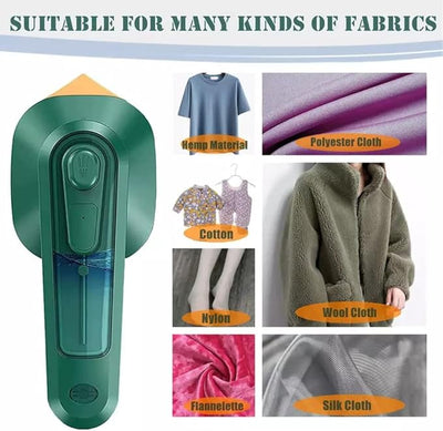 Micro Steam Iron Portable Mini Ironing Machine Handheld Household Steam Iron Mini Steam Handheld Fabric Garment Steamer | Dry iron with spray